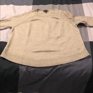 JCrew 3/4 Sleeve 100% Merino Wool Sweater